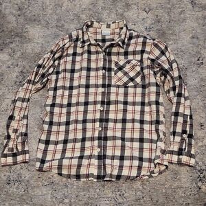 Columbia Plaid Button-Up Shirt